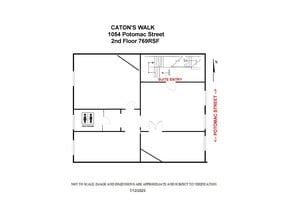 1054 Potomac St NW, Washington, DC for lease Floor Plan- Image 1 of 9
