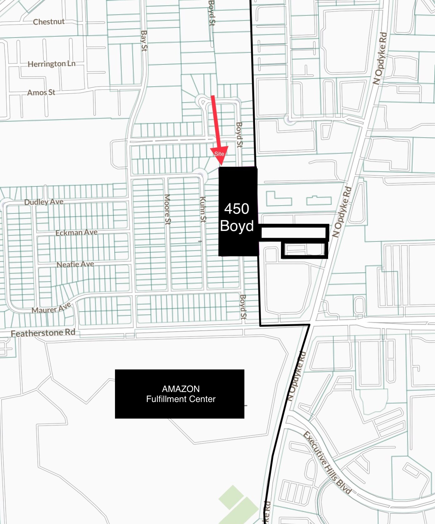 450 Boyd St, Pontiac, MI for sale Primary Photo- Image 1 of 3