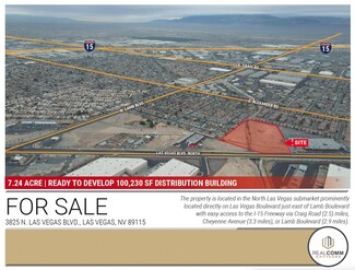 Plus de détails pour 3825 Las Vegas Blvd N, Las Vegas, NV - Terrain à vendre