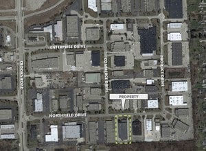 1785 Northfield Dr, Rochester Hills, MI - Aerial map view