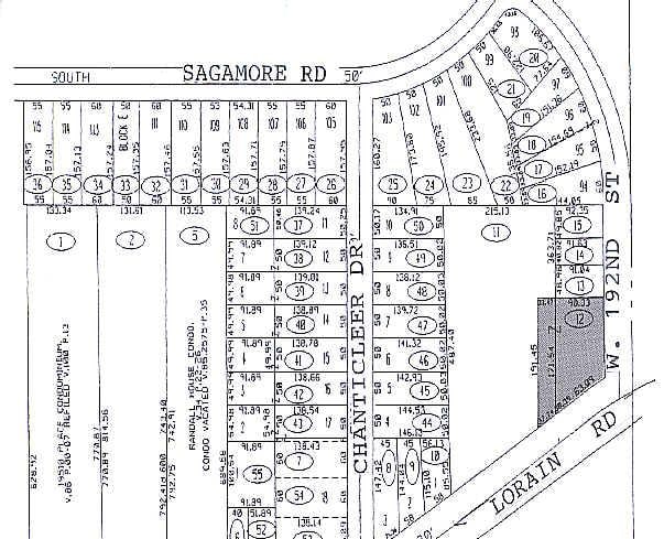 19220 Lorain Rd, Fairview Park, OH for lease - Plat Map - Image 2 of 8