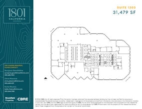 1801 California St, Denver, CO for lease Floor Plan- Image 1 of 1