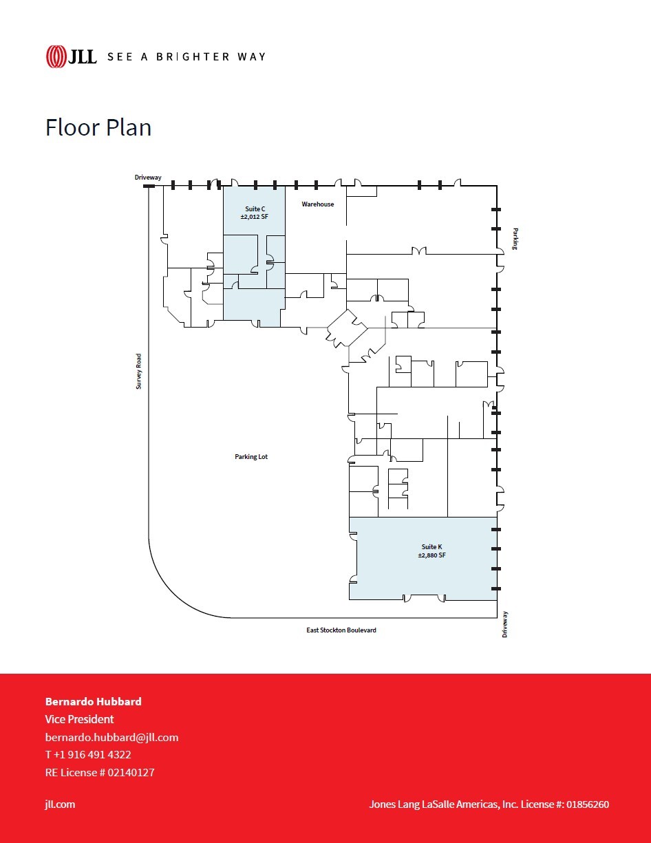 10535 E Stockton Blvd, Elk Grove, CA à louer Plan d’étage- Image 1 de 1