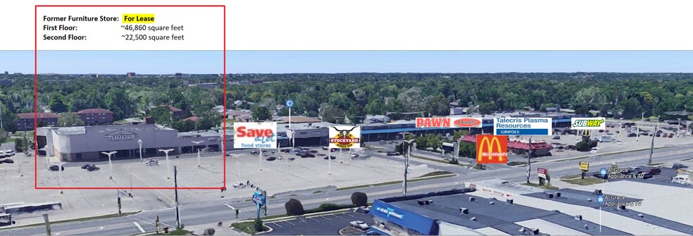 3601-3699 N Main St, Rockford, IL à louer - Photo du bâtiment - Image 2 de 9