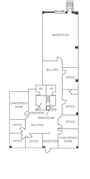 4045-4113 Vincennes Rd, Indianapolis, IN à louer - Plan d’étage - Image 3 de 5