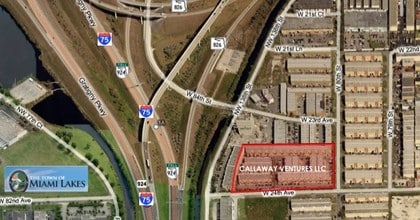 2375 W 80th St, Hialeah, FL - AERIAL map view