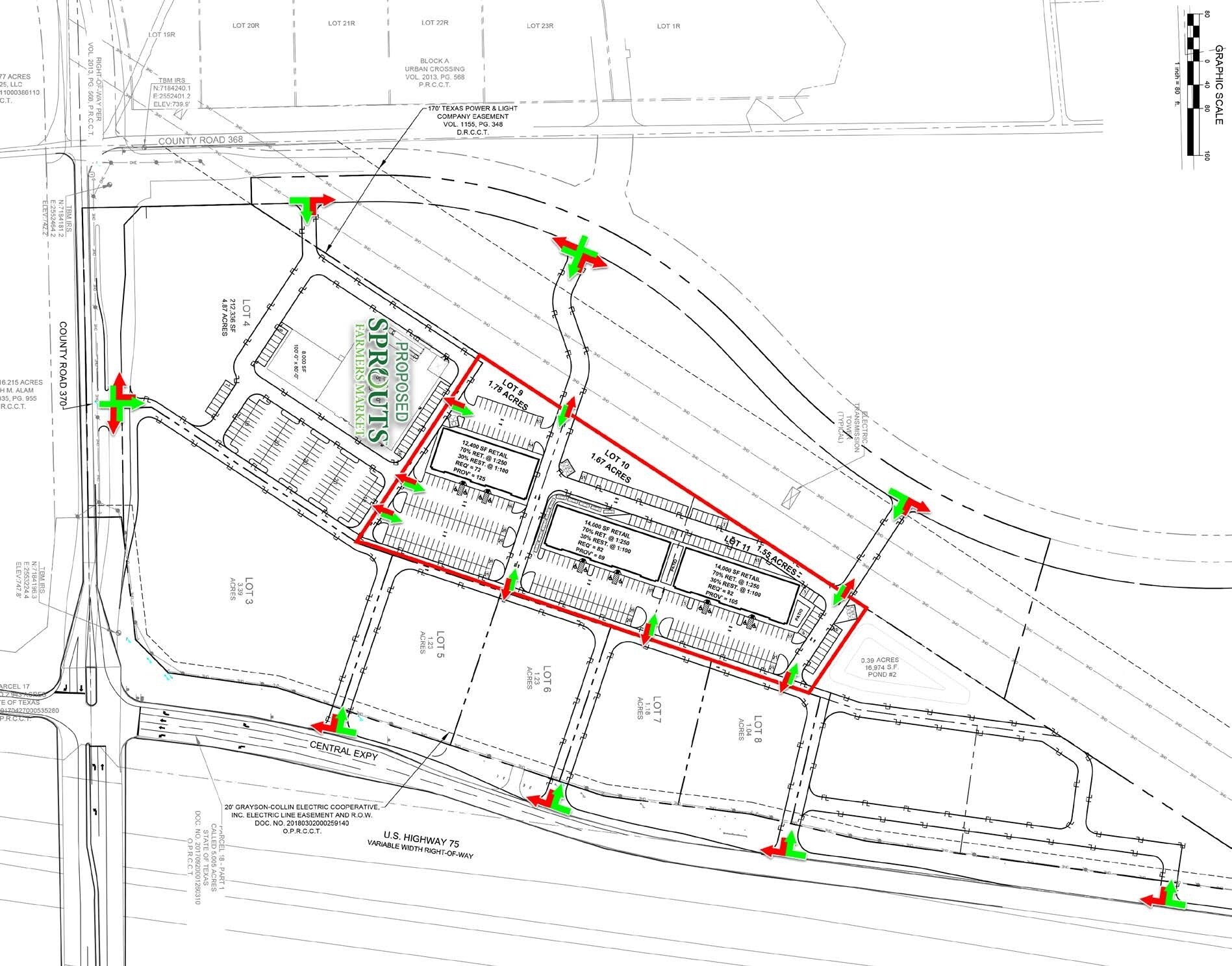 NWC US-75 & Rosamond Pky, Anna, TX à louer Plan de site- Image 1 de 5