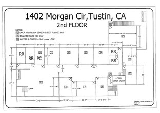 1402 Morgan Cir, Tustin, CA for lease Floor Plan- Image 2 of 2