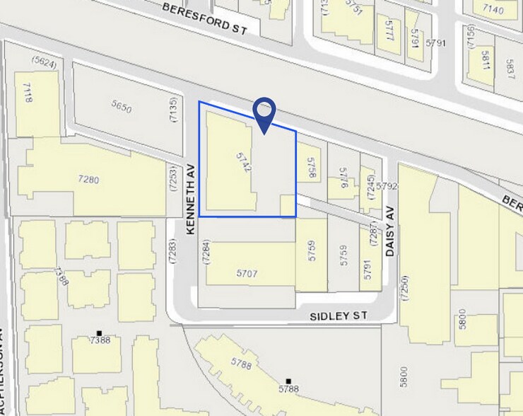 5742 Beresford St, Burnaby, BC for sale - Site Plan - Image 1 of 1