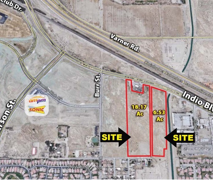 80601 Indio Blvd, Indio, CA à vendre - Photo du bâtiment - Image 1 de 3