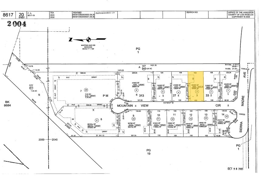 1250 Mountain View Cir, Azusa, CA à vendre - Plan cadastral - Image 2 de 12