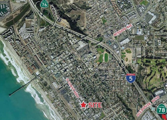 528 S Coast Hwy 101, Oceanside, CA for lease - Aerial - Image 2 of 4