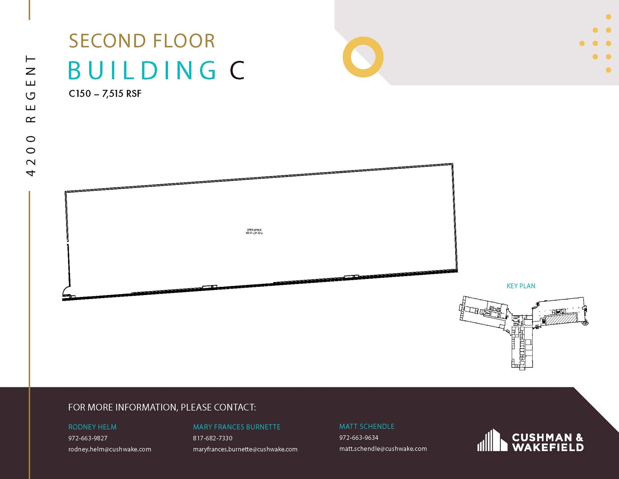4200 Regent Blvd, Irving, TX à louer Plan d’étage- Image 1 de 6
