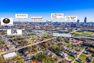 514 Sunset Ave NW, Atlanta, GA - Aerial  map view - Image1