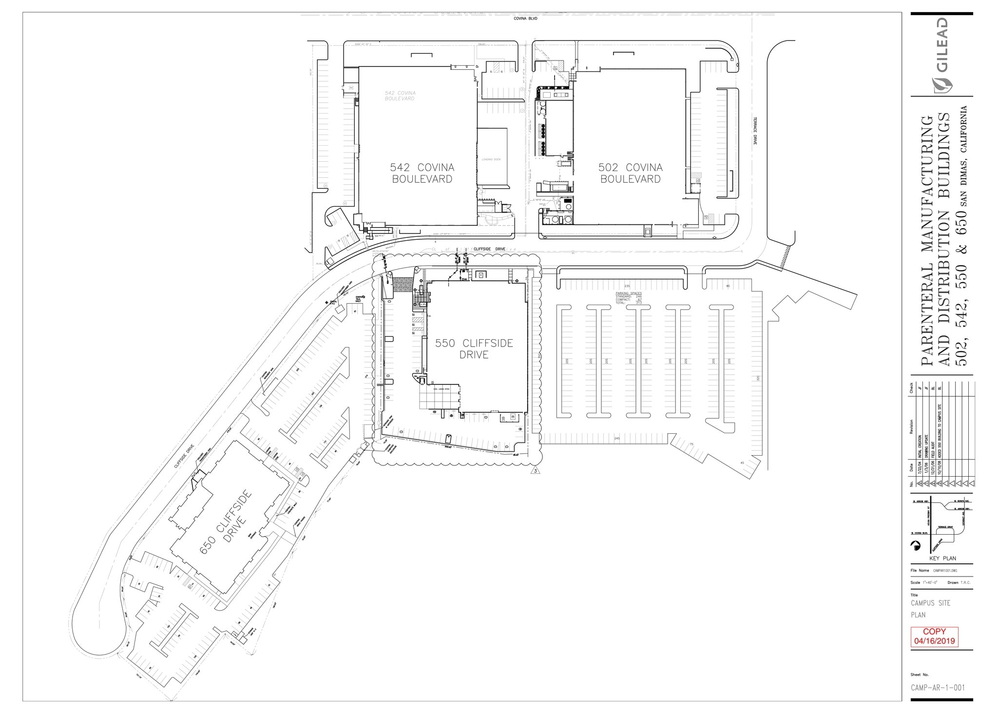 542 W Covina Blvd, San Dimas, CA à louer Plan de site- Image 1 de 20