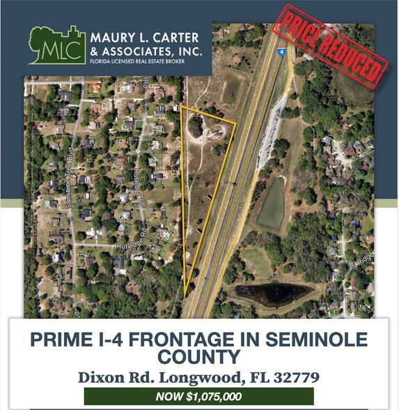 Dixon Rd & Interstate 4, Longwood, FL à vendre - Photo du bâtiment - Image 2 de 5