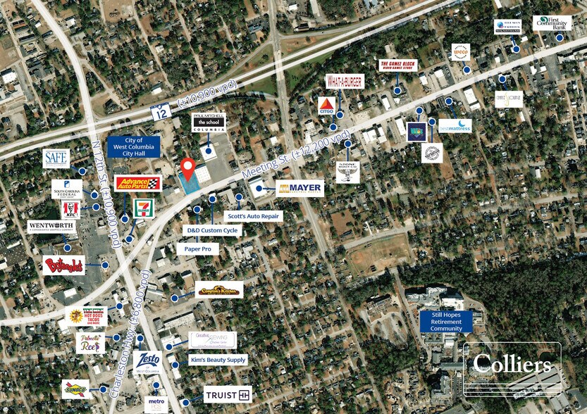 1040 Meeting St, West Columbia, SC à vendre - Photo du bâtiment - Image 2 de 3