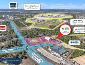 1611 E Borgfeld Dr, San Antonio, TX - AÉRIEN Vue de la carte - Image1