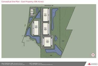 Monee Corporate Center - East, Monee, IL à louer Plan de site- Image 2 de 2