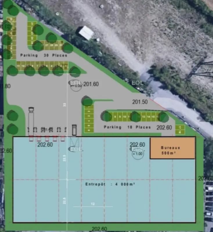 Industrial in Jonage for sale Site Plan- Image 1 of 2