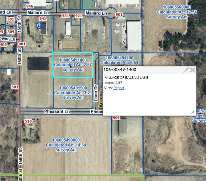 150th St, Balsam Lake, WI à vendre - Photo du bâtiment - Image 2 de 2