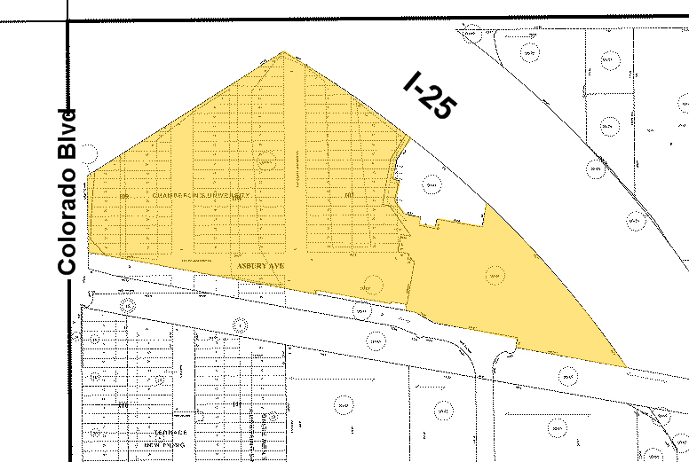 2000 S Colorado Blvd, Denver, CO for lease - Plat Map - Image 2 of 17