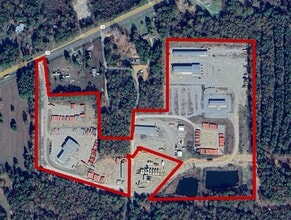 175 Private Road 7335, De Berry, TX - AERIAL map view