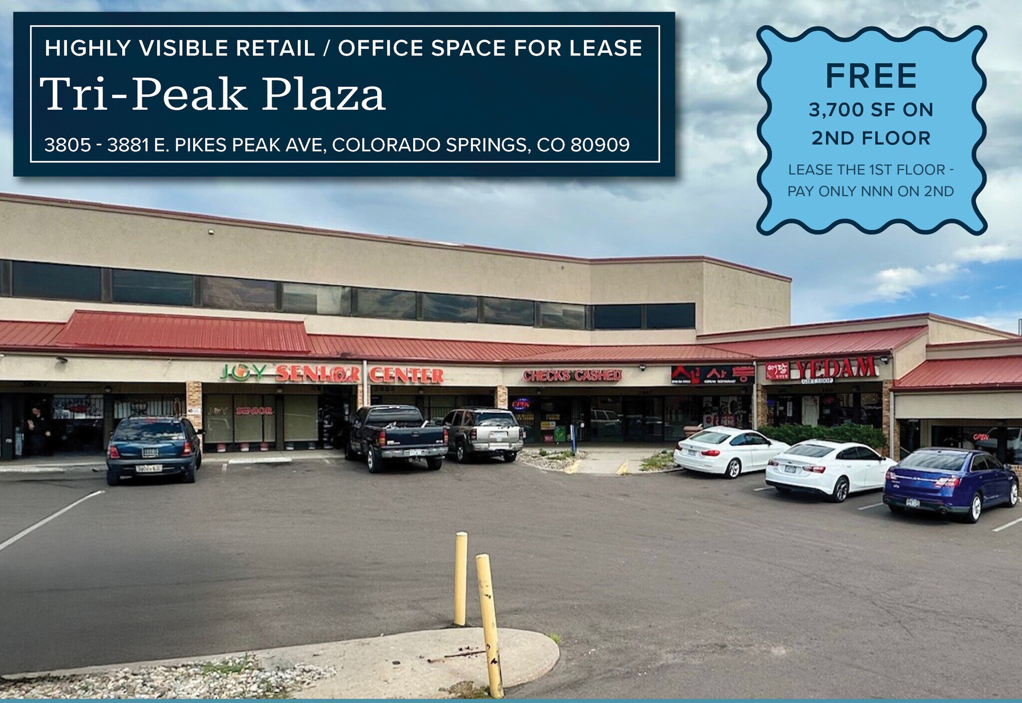 3805-3881 E Pikes Peak Ave, Colorado Springs, CO for lease Primary Photo- Image 1 of 12