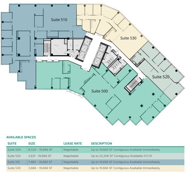 2111 Wilson Blvd, Arlington, VA à louer Plan d  tage- Image 1 de 1