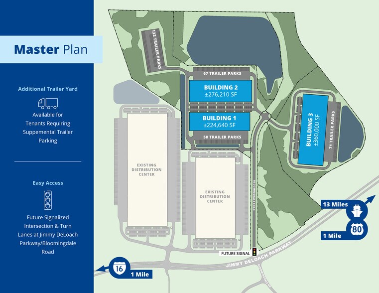 Bloomingdale Rd, Bloomingdale, GA à louer - Plan de site - Image 2 de 8