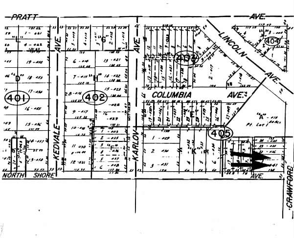 6700-6710 N Crawford Ave, Lincolnwood, IL for lease - Plat Map - Image 2 of 6