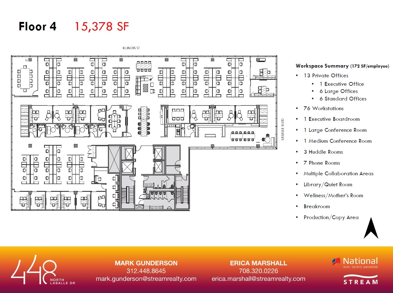 448 N LaSalle Dr, Chicago, IL for lease Floor Plan- Image 1 of 7