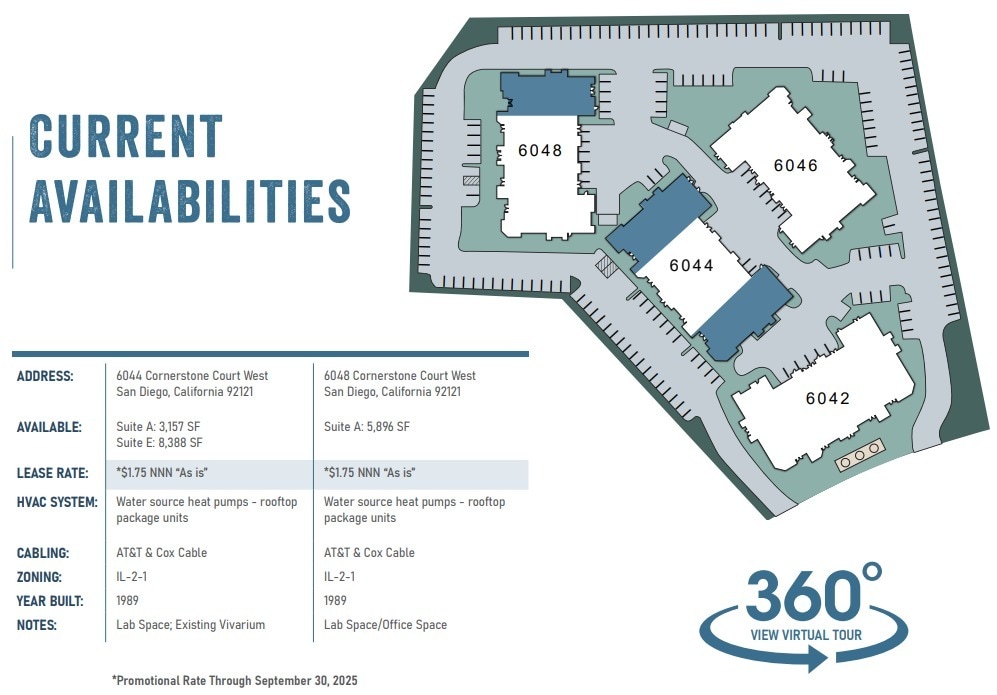 6044 Cornerstone Ct W, San Diego, CA for lease Site Plan- Image 1 of 2