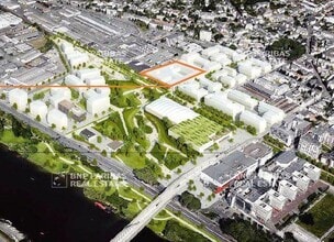 Angers, MEL - Aérien Vue de la carte