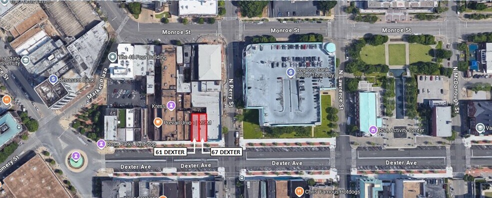 61-67 Dexter Ave, Montgomery, AL for lease - Building Photo - Image 2 of 7