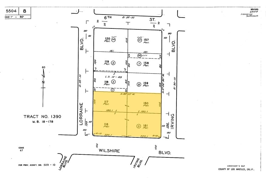 4201 Wilshire Blvd, Los Angeles, CA for lease - Plat Map - Image 2 of 6