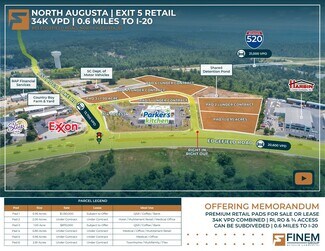Plus de détails pour 893 Edgefield Rd, North Augusta, SC - Terrain à vendre