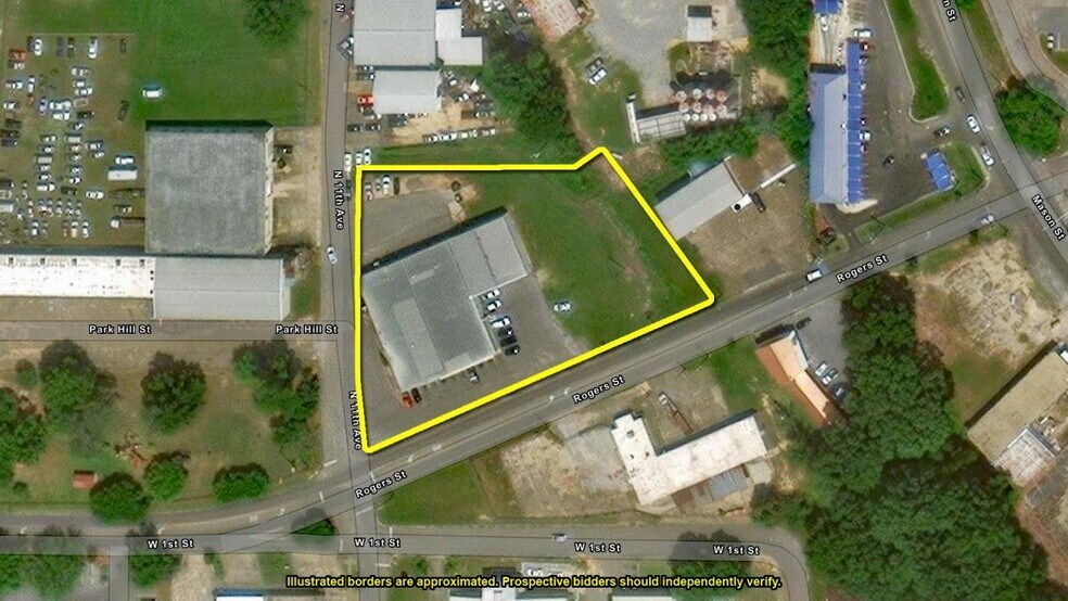 1021 Rogers St, Laurel, MS à vendre - Aérien - Image 2 de 21