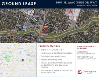 Plus de détails pour 3801 N Macgregor Way, Houston, TX - Terrain à louer