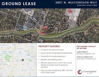 Plus de détails pour 3801 N Macgregor Way, Houston, TX - Terrain à louer