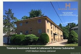 More details for 17105 Madison Ave, Lakewood, OH - Multifamily for Sale