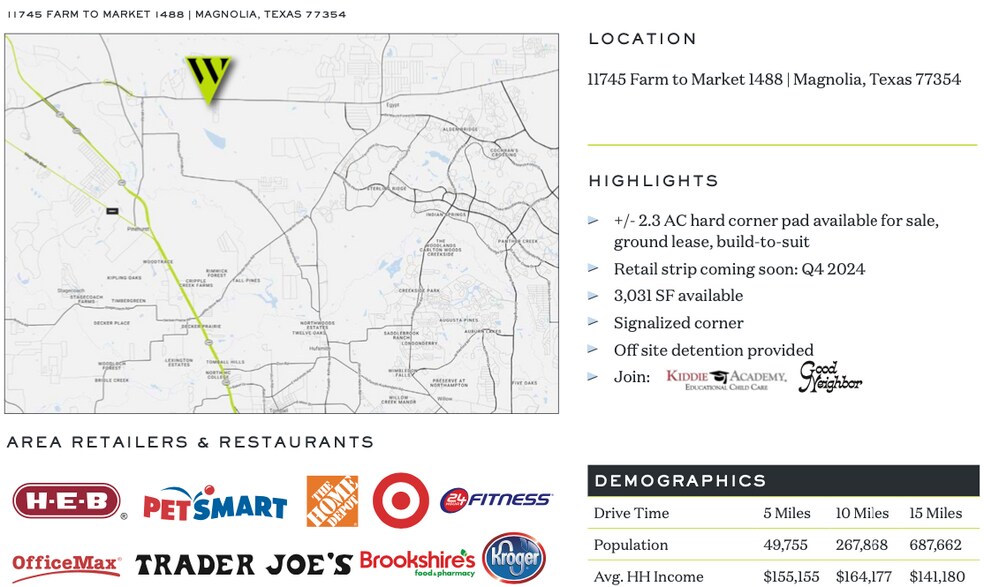 11745 Fm 1488 Rd, Magnolia, TX for lease - Other - Image 2 of 4