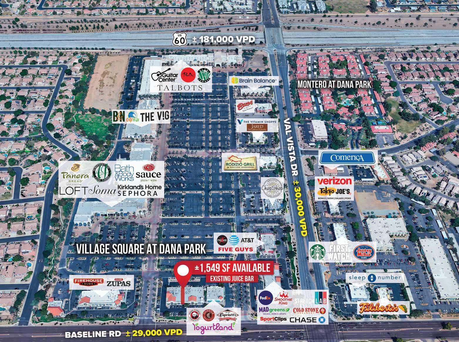 3440 E Baseline Rd, Mesa, AZ à louer Photo du bâtiment- Image 1 de 11