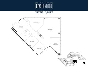 500 N Central Expy, Plano, TX à louer Plan d’étage- Image 1 de 1