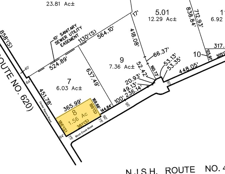 2337 Center Square Rd, Logan Township, NJ à vendre - Plan cadastral - Image 2 de 2