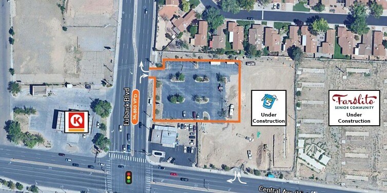 Eubank & Central Pad Site, Albuquerque, NM à vendre Photo du bâtiment- Image 1 de 2