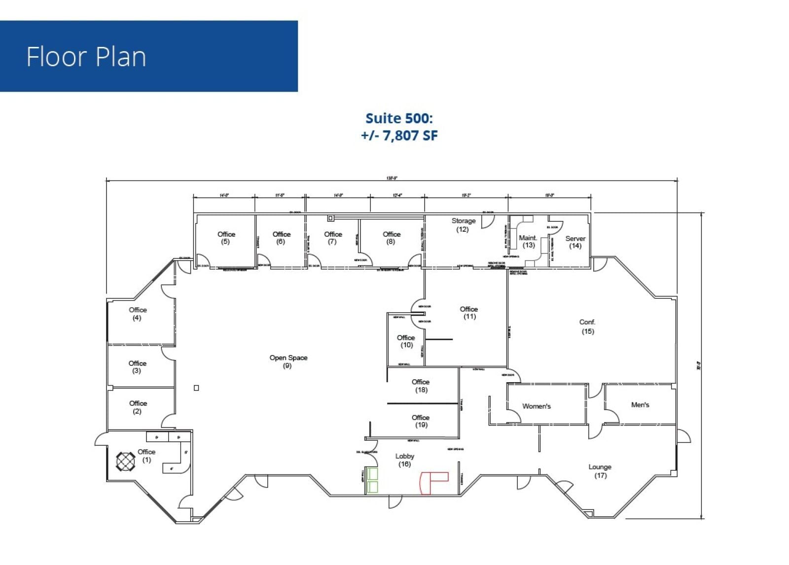 4300 Stine Rd, Bakersfield, CA à louer Plan d’étage- Image 1 de 1