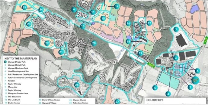 Wynyard, Billingham for lease - Site Plan - Image 3 of 5