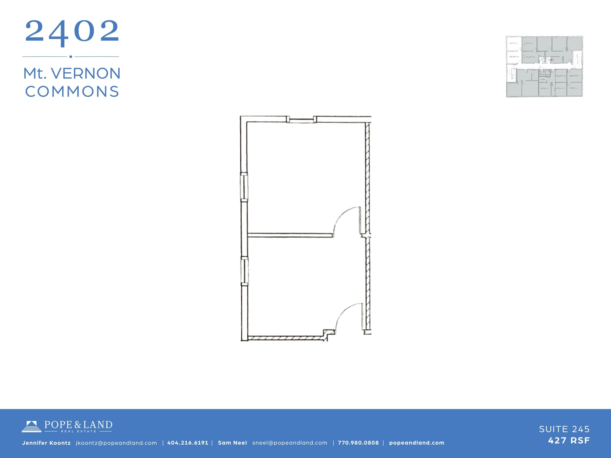 2402 Mount Vernon Rd, Dunwoody, GA for lease Site Plan- Image 1 of 1