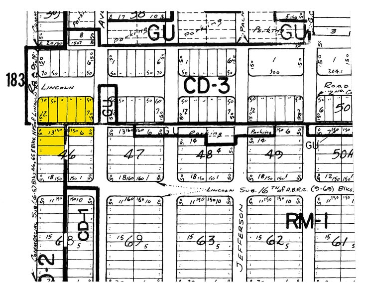1100-1120 Lincoln Rd, Miami Beach, FL for lease - Plat Map - Image 2 of 16